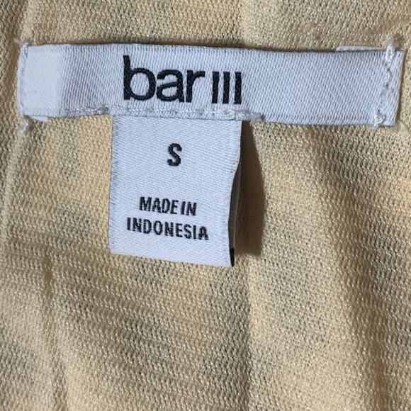 Bar III Zip Back Cheetah-Printed Camisole Top Small - Picture 3 of 4